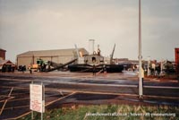 BH7 being moved to The Hovercraft Museum